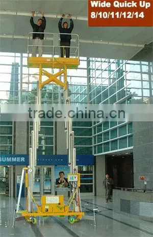 Double mast mobile hydraulic lifter machine