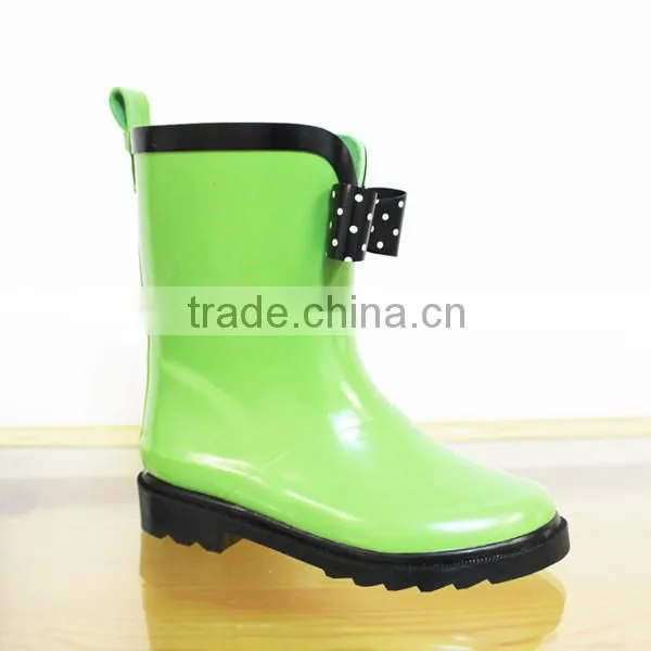 Custom Fashionable Ladies Cheap Cowboy Rubber Rain Boots