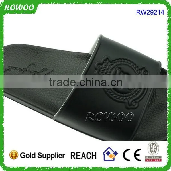 Shoes Men Black Comfort Wear High Quality Custom Sandal Slide Embossed Logo,Men Sandals,Sandals photo-4