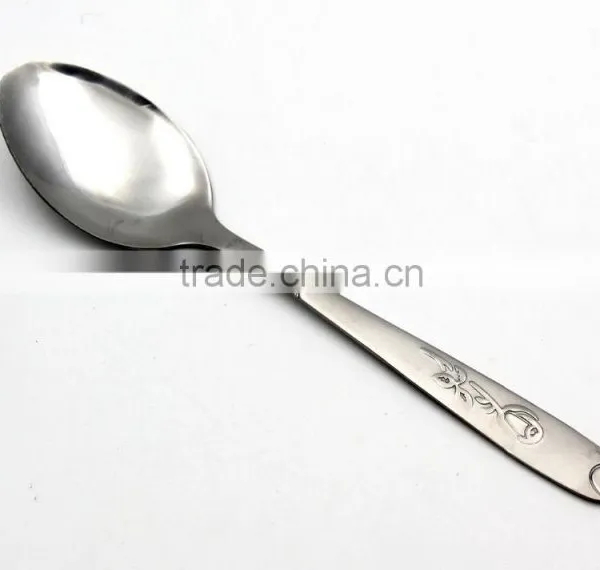 China 6pcs Stainless Steel Dessert Spoon & Cutlery Set