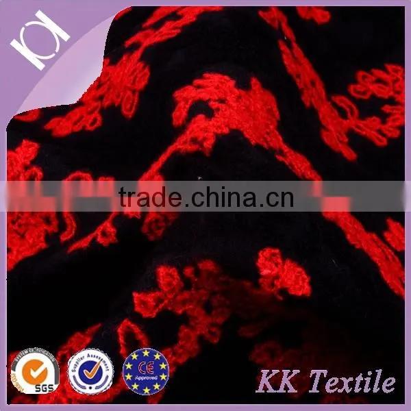 New Item 100% Polyester Knitting Wool Wave Pattern Fabric for Dress photo-2