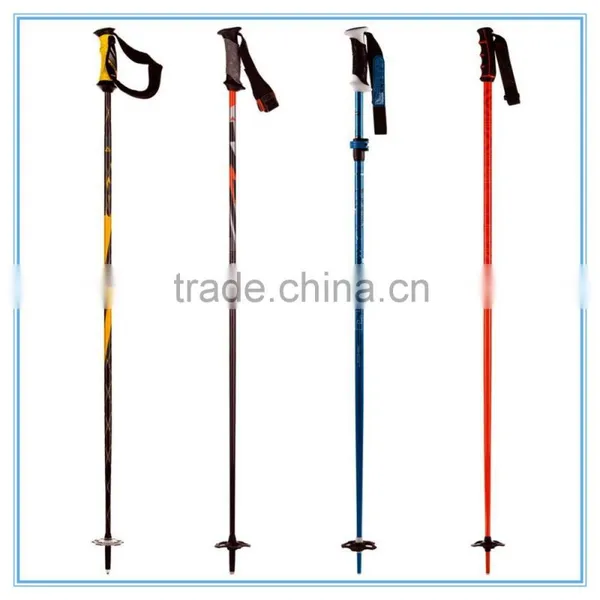 Carbon Fiber Telescopic Collapsible Lightweight Carbon Ski Poles photo-2