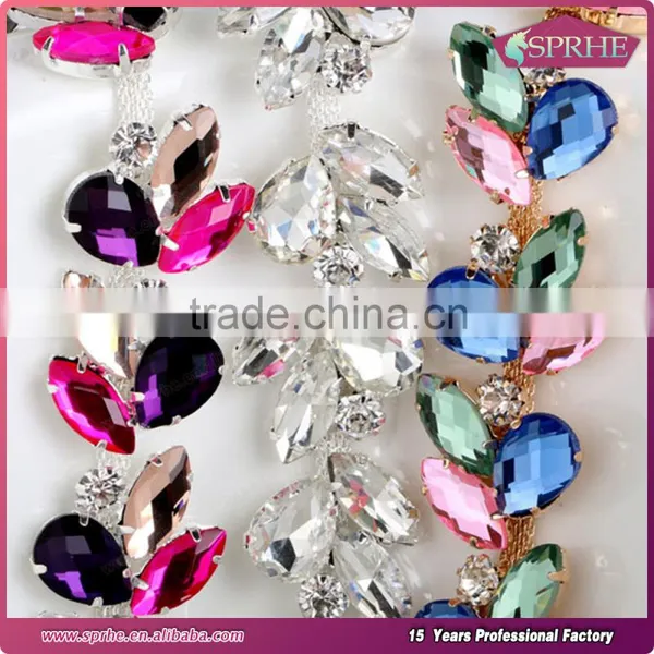 2mm 6mm 8mm 12mm Bulk Rhinestone Cup Chain