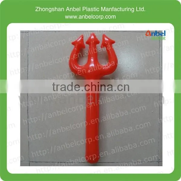 Inflatable Stick Trident Birthday Party Favor Red Demon Devil Trident Pitchfork Big Halloween Costume Accessory Weapon 44inch N photo-3