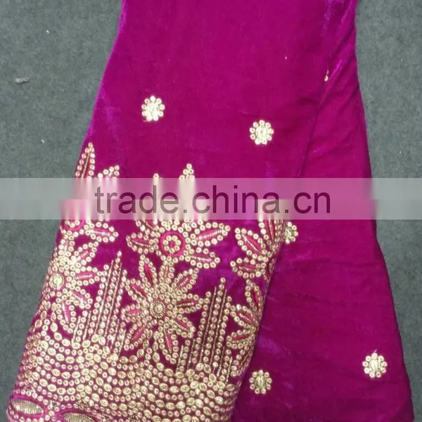 China Home Textiles Sequin Embroidery Velvet Fabric Printd Velvet Fabric Wholesale photo-6