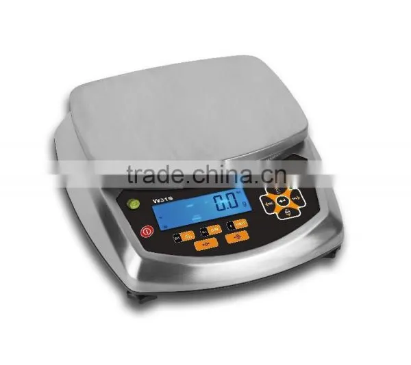 OIML Weighing Counting Scale Rs232c IP67 Waterproof, 304 Stainless Steel, Yellow/red/green/blue/white Color Backlight photo-3
