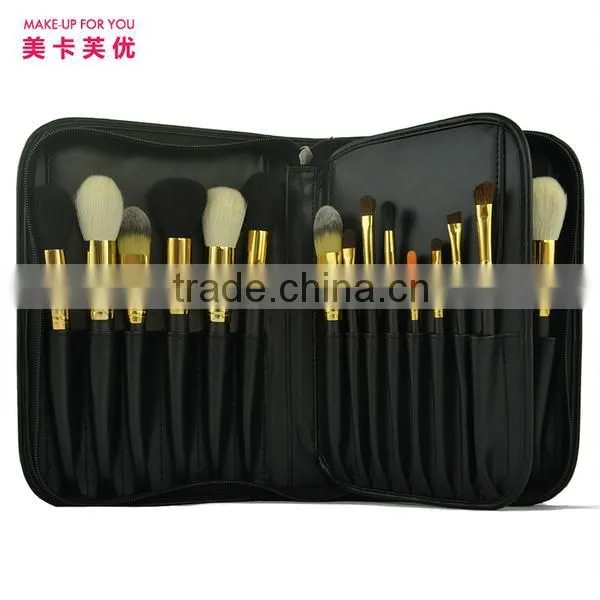Best Quality Black PU 29 Holes Cosmetic Bag With Zipper Quality Choice photo-2