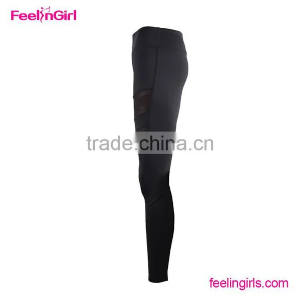 Black Calzas Deportivas Mujer Mesh With Pocket Sports Leggings Fitness photo-5