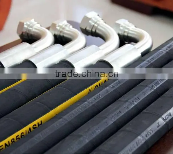 3/4 Inch DIN EN856 4SH 420 Bar High Pressure Hydraulic Hose photo-3