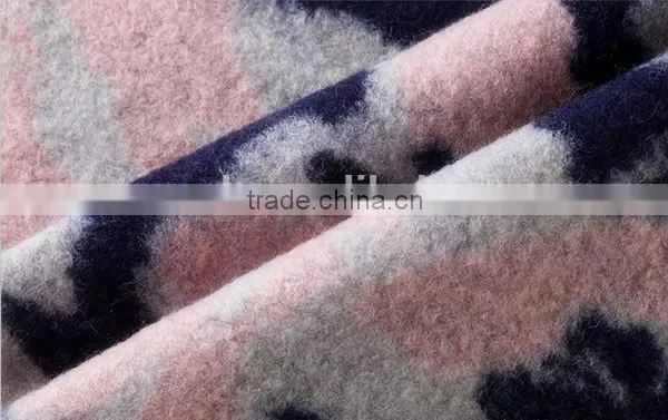 2016 Winter Knitted Cashmere 45% Wool 25%Acrylic Woolen Fabric photo-3