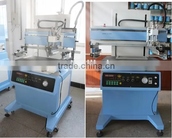 China Plane Vacuum Ruler Screen Printer Machine/T-shirt Silk Screen Printer photo-2