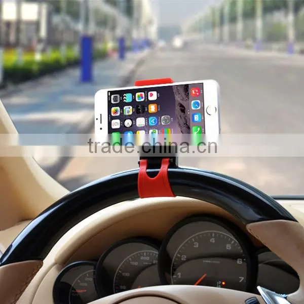 Hot New Clip on Car Steering Wheel Smart Cell Phone Car Holder photo-6