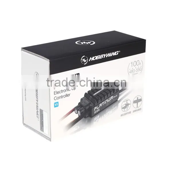 Original Hobbywing Platinum 100A V3 High Performance ESC for Align TREX 550 600 700 Helicopter Fixed Wing ESC photo-6
