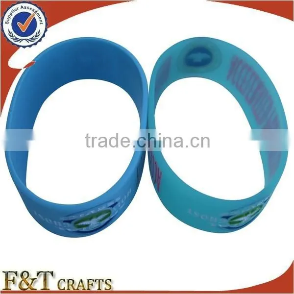 Cool Embossed Wide Motivational no Minimum Free Shipping Custom Silicone Wristband for Men photo-3