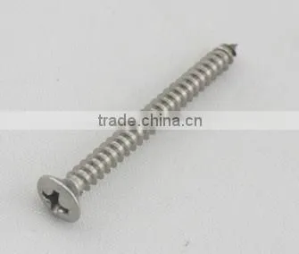 Stainless Steel Pan Head Tapping Screws With Cross Drive DIN7981 photo-2