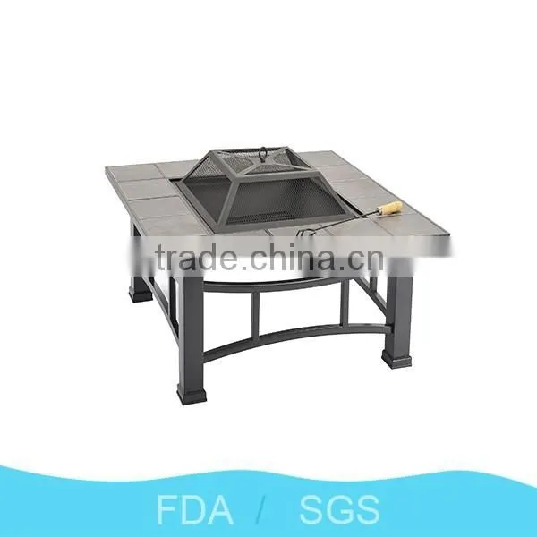 Table Shaped Multi-function Garden Treasures Fire Pit Winter Wood Burning Fire Pit photo-2