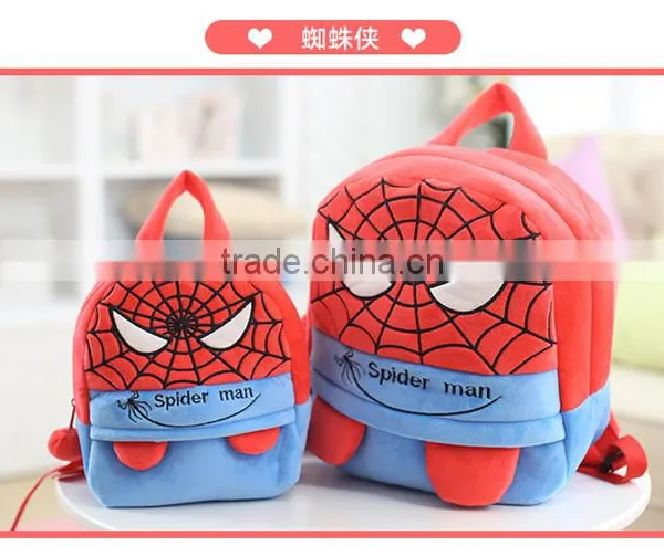 25*19cm(S)/35*28cm(L) Lovely Customzied Red Super Mario Plush Animal Cartoon Backpack for Children photo-4