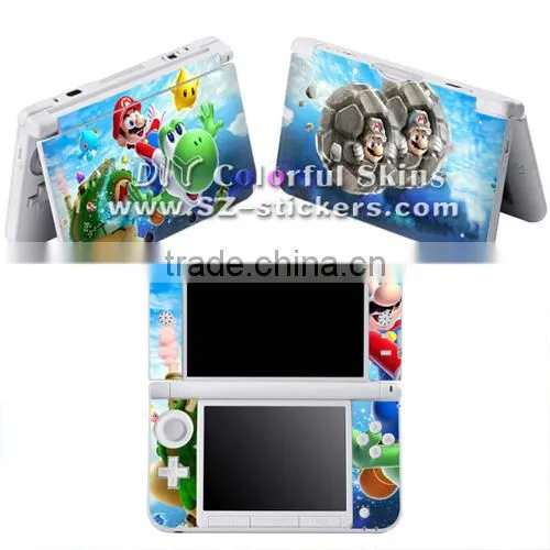 Hot Selling Vinyl Skin Sticker for Nintendo 3ds xl for Dsi xl for 3ds With Mario Designs photo-2