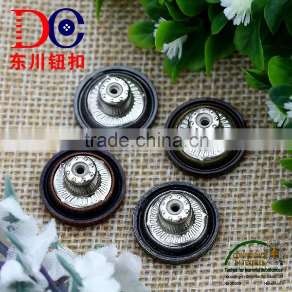 Four Tower Design Metal Jeans Button Cover for Overcoat photo-6
