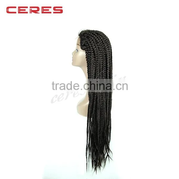Lace Front Box Braid Wig Synthetic African Braided Wig for Black Women Quality Choice photo-4