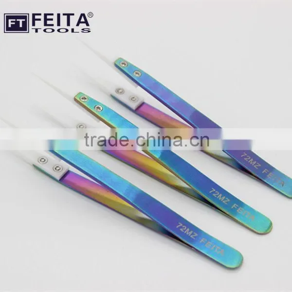Precision Stainless Steel Tweezers/ Head-changed Resistant Tweezers Stainless Steel Ceramic Tweezers photo-4