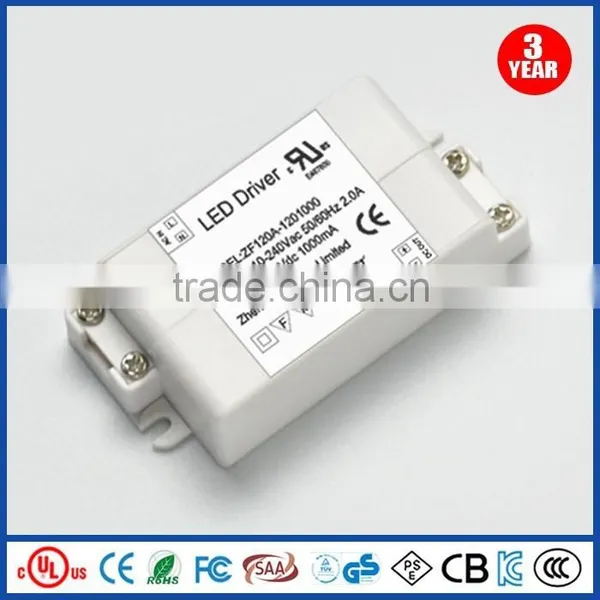 ZF120A-1201000 Led Tranformer 12v dc 1000mA Output Led Driver photo-4