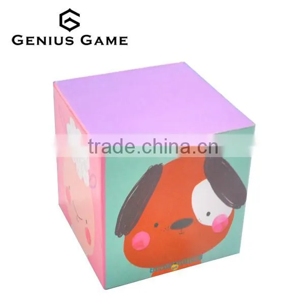 Customized printing plastic block cube