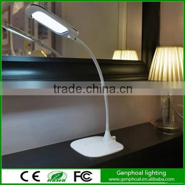 2015 Led Desk Lamp Ultra-thain Plated Edge Lamp Head,ultra-fine Goose Neck Lamp Arm Usb Charging Cable User Manual photo-2