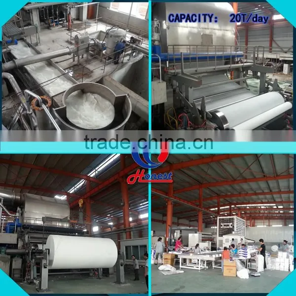 Small Recycled Toilet Paper Making Machine Price , Toilet Paper Manufacturing Machine For Sale Most Popular