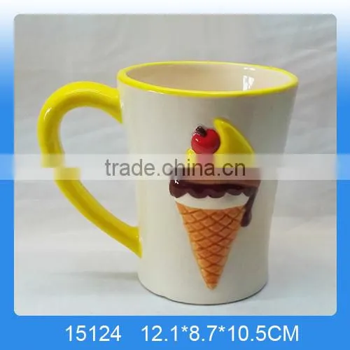 Wholesale High Quality Ceramic Unique Salt and Pepper Set With Ice Cream Shape photo-6