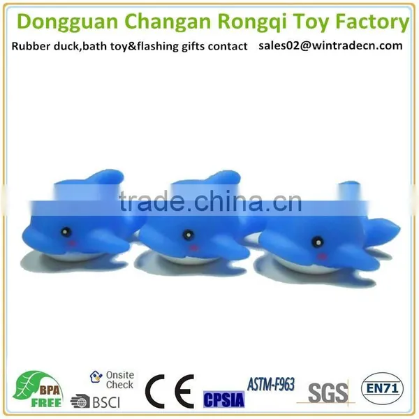 Mini Plastic Yellow Whale Rubber Shower Gifts photo-2