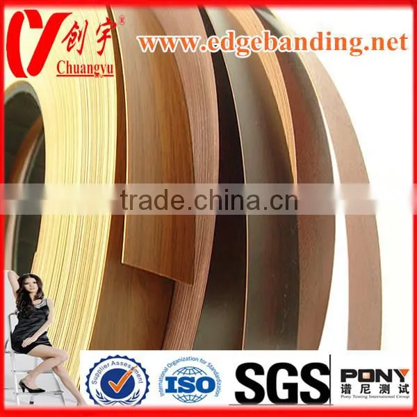Solid Color and Wood Grain Furniture Pvc Edge Bander