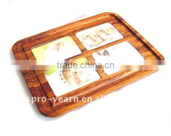 Bamboo Antique Tea Catering Serving Tray