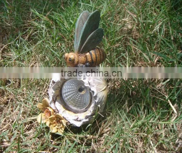 551856 Nice CE ROHS LED Solar Resin Light Garden Light photo-2