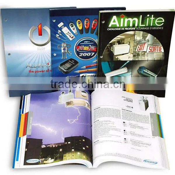 2014 mini offset printing machine price promotional fasion magazine printing