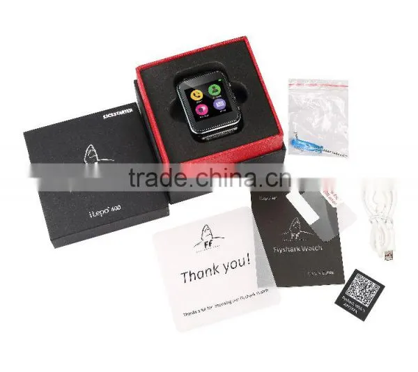 Bluetooth 4.0 Smart Watch Leather Strap With Push Message Twitter Facebook Smart Wristband For IOS Android Smart Phones photo-6