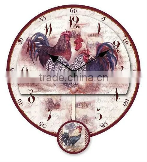 wood pendulum clock