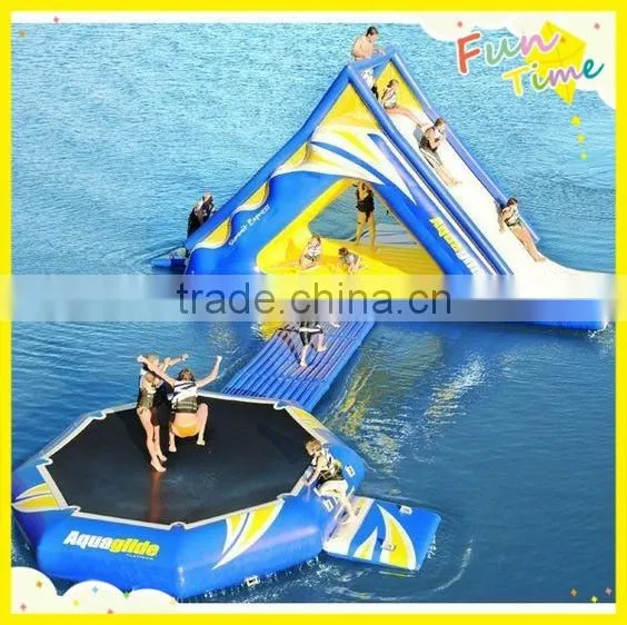 Water Bouncer Springless Inflatable Trampoline-Aqua Jump photo-2