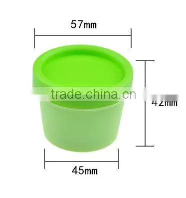 50g Pale Green Plastic PP Mask Scrub Beauty Mask Straight Barrel Cups Frosted Jar and Lid Cap photo-3