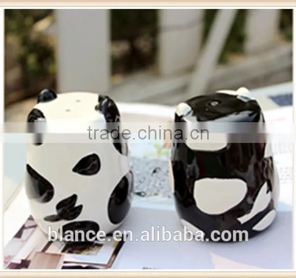 Salt & Pepper Ceramic Cow Shakers photo-2