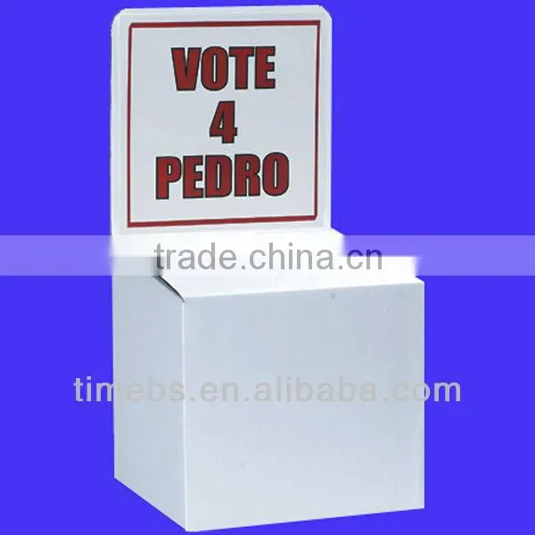 Corrugated Plastic Ballot Box