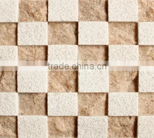Mixed Types Gold Mosaic Tiles photo-2