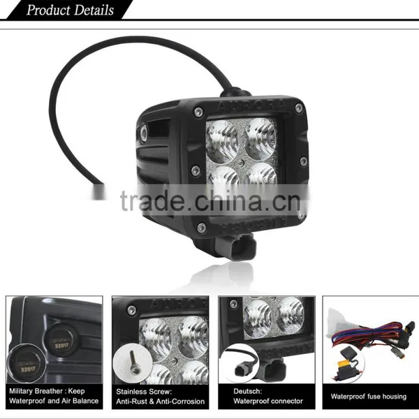 IP68 Waterproof AURORA 2'' Led Light Bar Car photo-4