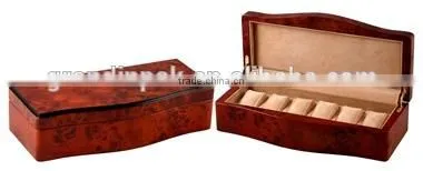 Elegant Wooden Watch Box With Silver Lock photo-4