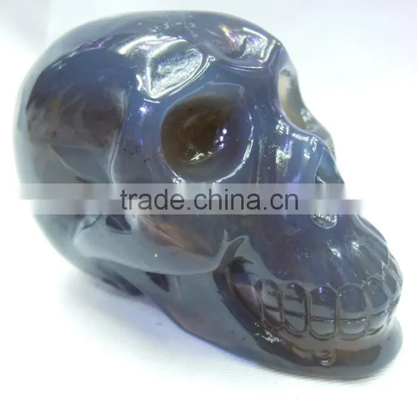 Pure Natural Amethyst Crystal Skull With Geode Good for Collection or Home Decoration Gift photo-4