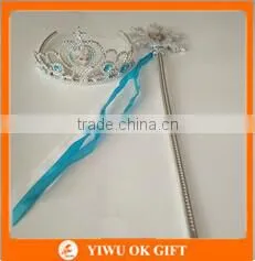 Wholesale Frozen Elsa Gemstones Crown Frozen Tiara And Magic Wand Set photo-2