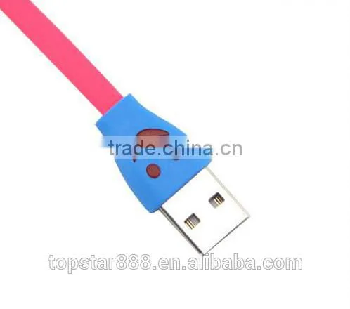 1m USB 3.0 Cable Smile LED USB Charger Cable for Android Phones photo-4