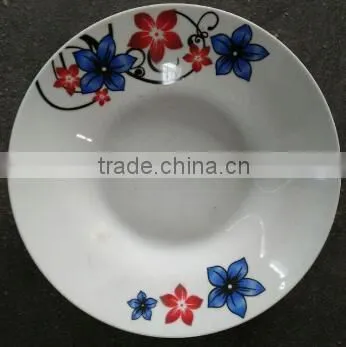 Plate Soup Ceramic New Decor , 8"soup Plate for Peru ,porcelain Ware Plate photo-3