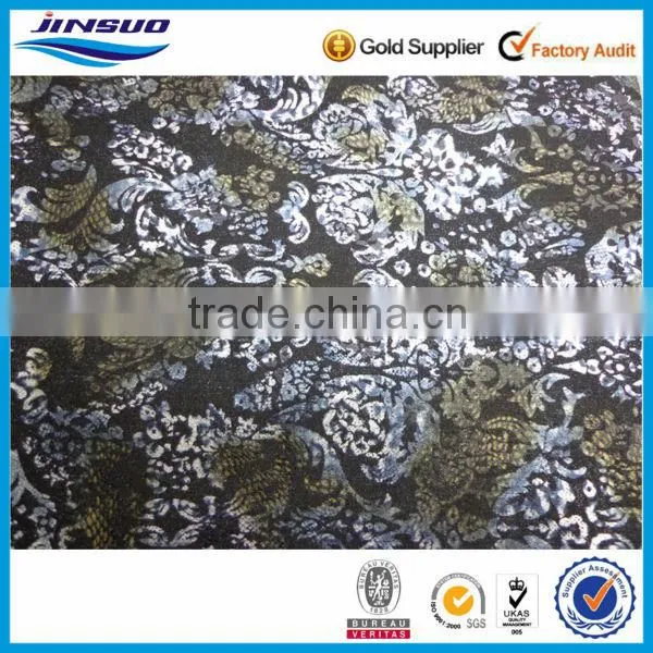 Shiny Denim Jeans Printting Material For Custom Design
