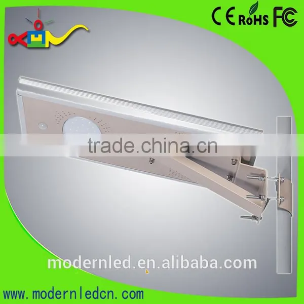 Solar Led Light All in One Solar Led Street Light18w 1800lm With IR Sensor and Light Contorller photo-2